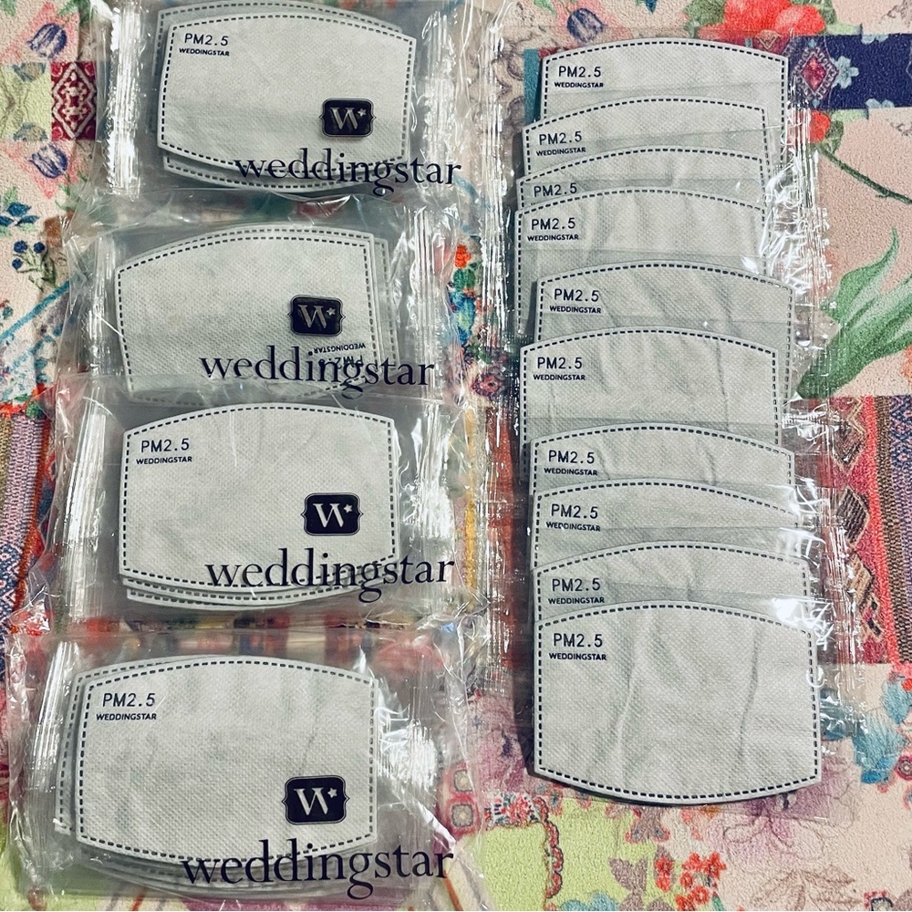 50 SEALED Kids PM 2.5 Mask Filters 50 Individually Wrapped